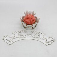 50PCS Spider Cupcake Wrappers, KAZIPA Lace Halloween Cupcake Wraps Laser Cut Baking Paper Cup Standard Muffin... N3