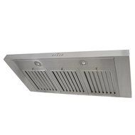 KOBE Range Hoods RAX2142SQB-1 3-Speed 750 CFM Stainless Steel Brillia Under Cabinet Range Hood, 42" N8
