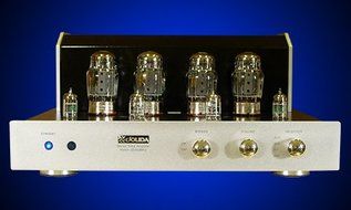 Jolida Fusion 3502S Steel Chassis Integrated Stereo Tube Amplifier with 6550 Tubes (Silver)