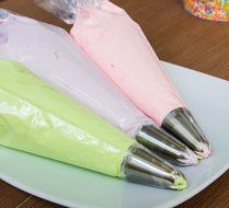 Pridebit Extra Thick Disposable Decorating Bags 12-Inch 100 Pack - Pastry Bag - Piping Icing Bags N6