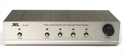 TCC TC-754 RIAA SILVER Phono Preamp (Pre-amp, Preamplifier) With Three Switchable Aux Inputs &amp; Variable Output...