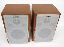 Sony Bookshelf Speakers Model SS-CEP707 Stereo Speakers Pair
