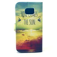 Galaxy S6 Case, Firefish Folio Flip Premium PU Leather Lovely Wallet Shell [Scratch-resistant][Kickstand][Card... N3