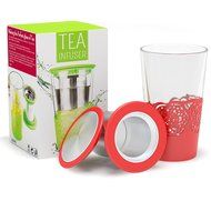 Silibake Loose Leaf Tea Infuser Brewing System Cup with Removable Stainless Steel Steeper Strainer Basket N9