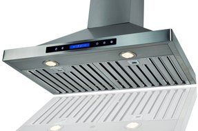 GOLDEN VANTAGE 30" Wall Mount Stainless Steel Range Hood With Remote GVW30-B02 N2