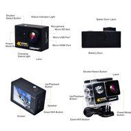 Campark 4K WiFi Ultra HD Waterproof Sports Action Camera,RF Wrist Remote Control,Time Lapse,Burst Photo,Independent... N10