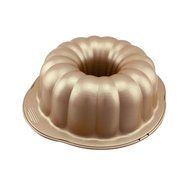 MyLifeUNIT Carbon Steel Bundt Cake Pan, Nonstick Bundt Pan with Handles, 10-Inch N2