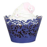 DZT1968(TM)50pcs Filigree Little Vine Lace Wrapper Cut Cupcake Wrapper Liner Baking Cup Muffin Case Trays Wedding... N2