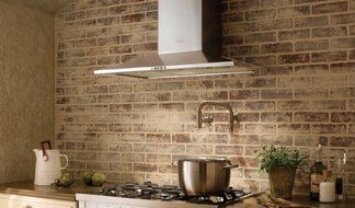 Faber Decorative Dama DAMA36SS 36" Chimney Wall-Mount Hood With 600 CFM PRO Motor 2 Halogen Lights Convertible... N3