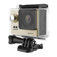 Bolve H9 Action Camera Wifi 4K 60fps Ultra-HD 170 Degree Wide Angle Lens Mini Spor Camera Waterproof Car Recorder_Gold N2