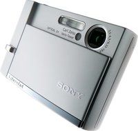 Sony Cybershot DSCT30 7.2MP Digital Camera with 3x Super SteadyShot Stabilization Zoom N2