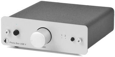 Pro-Ject Phono Box USB V Phonograph Preamplifier, Black