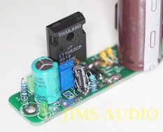 Low noise LT1083CP PSU for filament or preamp/headphone amp compact assembled N4