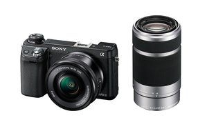 Sony NEX6L/B2BDL Mirrorless Digital Camera with 16-50mm Power Zoom Lens and 55-210mm Lens (Black) (OLD MODEL) N7