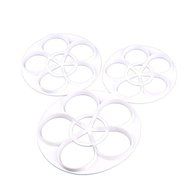 TOOGOO(R) 6Pcs Plum Blossom Cake Cookie Fondant Gum paste Modelling Decorating Tools Set N2