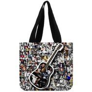 ARTSWOW Elvis Custom Eco Reusable Canvas Tote Bag Shopping Bags (2 Sides) N3