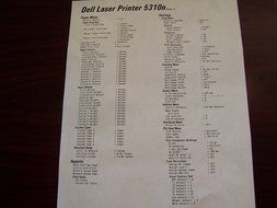 Dell 5310n Printer W/Toner, Network, &amp; Prints P.C. 61,013 N5