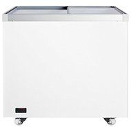 Summit SCF942DT NSF-7 Standard 100% CFC Free Commercial Storage Freezer with Sliding Glass Top Digital Thermostat...
