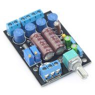 DROK&reg; Ultra Small Size TA2024B Computer PC Digital Stereo Amplifier Board DC 12V/3A Power Supply with 2200UF/16V... N4