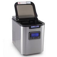 Della Electric Ice Maker Machine Express 26lbs/ Day with LCD Display Clock, Timer, Status -Stainless Steel N3