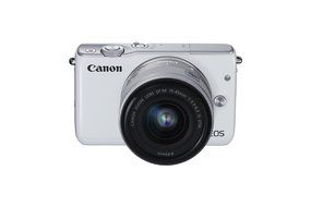Canon EOS M10 with EF-M 15-45mm Image Stabilization STM Lens, 16GB Memory Card, Tripod and Bag N14