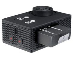 ADMOMON 30M Waterproof 2&quot; 90&deg; Wide Angle Lens HD 720P Sports Mini Video Camera with Card Slot (Black) N3
