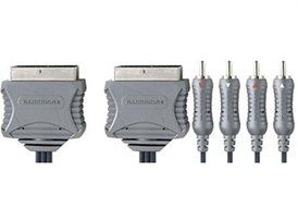 BandridgeVL7692 Scart Plug/4 Phono- 1.5m