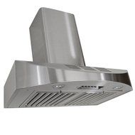KOBE Range Hoods CHX3830SQBD-WM-3 Contemporary Brillia 30" Wall Mount Range Hood, 3-Speed, 400 CFM, LED Lights... N5