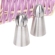 RD Lane 7pcs Icing Piping Tools Set Unique Sphere Ball Design Small Russian Icing Piping Nozzles Cake Decoration... N6