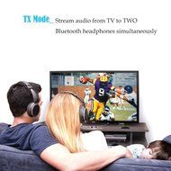 eranton&reg; Multipoint Connection 2-in-1 3.5mm A2DP Bluetooth Audio Receiver Transmitter for TV PC Ipod CD Player...