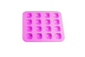 Siliconezone My Animals Collection 6.9&quot; Non-Stick Silicone Panda Chocolate Mold, Green N16