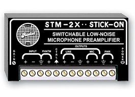 RDL STM-2X Switched Microphone Preamplifier - 35 to 65 dB gain
