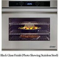 Dacor Distinctive 30" Black Glass Electric Wall Oven