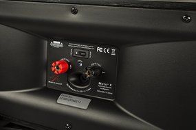 MartinLogan Motif X ESL Hybrid Center Channel Electrostatic Loudspeaker (Black Ash) N3