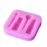 AOHAO 3D Ladies Makeup Make Up Set Shapes Fondant Cake Decor Mold Clay Candle DIY Mold