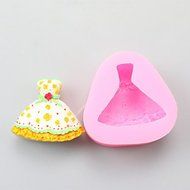 Y&amp;XL&amp;H Lace Skirt Shape Chocolate Silicone Molds,Cake Molds,Soap Molds,Decoration Tools Bakeware N3