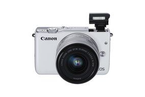 Canon EOS M10 with EF-M 15-45mm Image Stabilization STM Lens, 16GB Memory Card, Tripod and Bag N19
