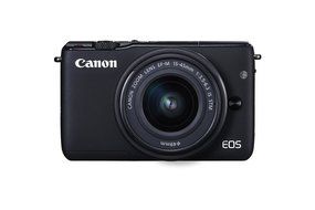 Canon EOS M10 with EF-M 15-45mm Image Stabilization STM Lens, 16GB Memory Card, Tripod and Bag N20
