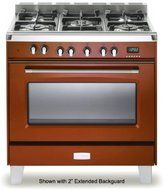 Verona VCLFSGE365R 36&quot; Classic Dual Fuel Range with 4 cu. ft. European Convection Oven in Gloss Red