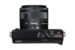 Canon EOS M10 with EF-M 15-45mm Image Stabilization STM Lens, 16GB Memory Card, Tripod and Bag N21