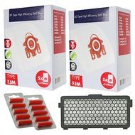 Spares2go 3D FJM Type Hyclean Bags+For Miele Compact C2 Allergy EcoLine Plus Cat &amp; Dog Powerline Vacuum Cleaner... N7
