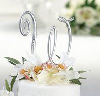 Lillian Rose Rhinestone, Monogrammed Letter P, 5.5-Inch, Silver