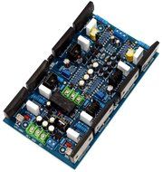 300W+300W 2SA1494 2SC3858 Dual Channel Stereo Amplifier Board w/ Speaker Protect N4