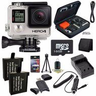 GoPro HERO4 Black Edition 4K Action Camera Camcorder 16GB Bundle 4