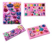 Fondant Sugar Craft Mold, KOOTIPS 4 Pcs Baby and many kinds different mold DIY Cake Decorating Fondant Silicone...