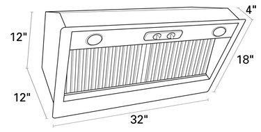 Air King PIN300 30-Inch Professional 1-Speed Range Hood Power Pack with 300-CFM, Stainless Steel Finish
