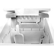 NewAir Appliance Silver Portable Ice Maker with Scoop