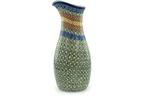 Polish Pottery Pitcher 44 oz Grecian Sea N5