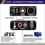 Julyfox Professional Headphone Amplifier Even for High-impedance Headphone Desktop Class a Dual-input High-power... N5