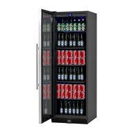 KingsBottle 450 Can Beverage Cooler, Stainless Steel with Glass Door